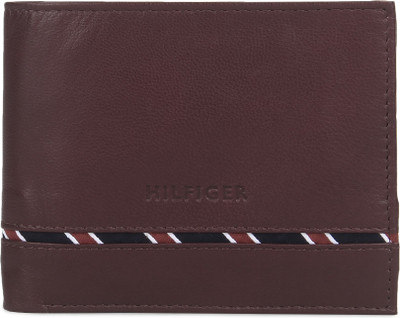 

Tommy Hilfiger Men Maroon Genuine Leather Wallet(4 Card Slots), Burgandy