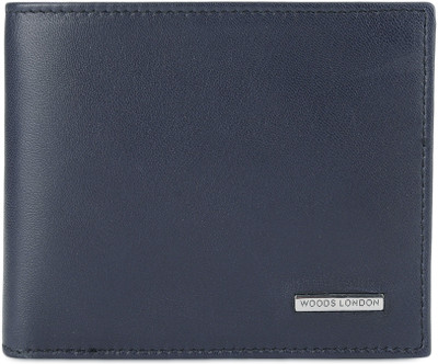 

Woodland Men Blue Genuine Leather Wallet(8 Card Slots), Navy