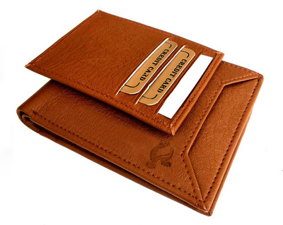 

white bear Men Tan Artificial Leather Wallet(3 Card Slots)