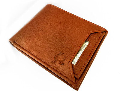

White Bear Boys Tan Artificial Leather Wallet(6 Card Slots)