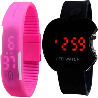 

Fashion Gateway Apple Led and Digital Band (Also best for gifting) Watch - For Boys & Girls
