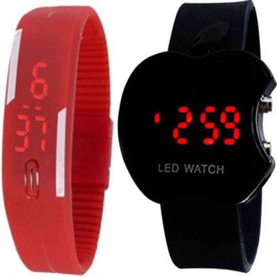 

Fashion Gateway Apple Led and Digital Band (Also best for gifting) Watch - For Boys & Girls