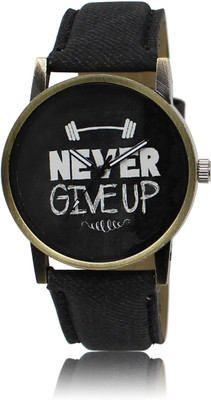 

SRK ENTERPRISE Men Watch With NEVER GIVE UP Printed Dial LR 027 Watch - For Men