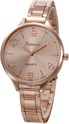 

Geneva Platinum Stylish Rose Gold GP-383 Watch - For Women