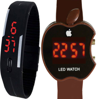 

Fashion Gateway Apple Led and Digital Band (Also best for gifting) Watch - For Boys & Girls