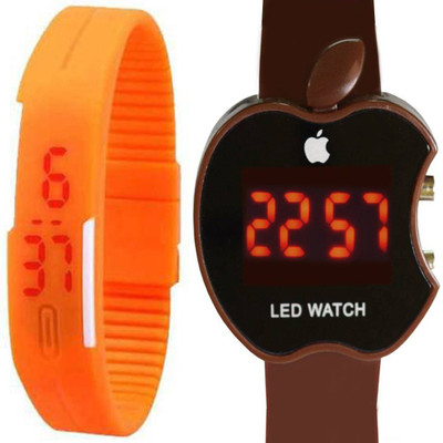 

Fashion Gateway Apple Led and Digital Band (Also best for gifting) Watch - For Boys & Girls