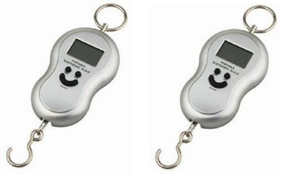 

ELEGANTSHOPPING PORTABLE ELECTRONIC SCALE Weighing Scale(Silver)