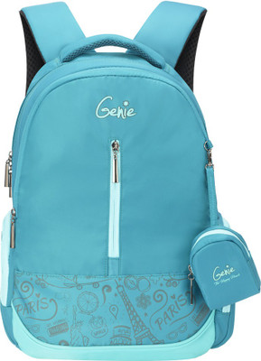 

Genie Wander 20 L Laptop Backpack(Blue), Green