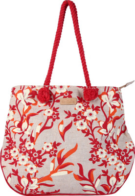 

Ecotara Jute Bag Shoulder Bag(Red, 5 L)