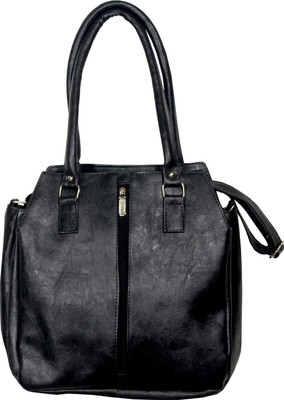 

trendz decor Elegant handbag with Long Belt Multipurpose Bag(Black, 5 L)