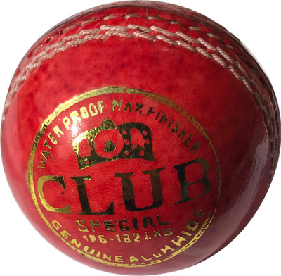 

BUY INDIAN MADE BESTT PRICE BEST QUALITY 2 PIECE Cricket Leather Ball(Pack of 6, Red)