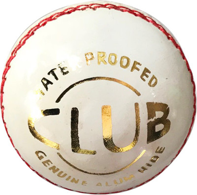 

BUY INDIAN MADE WHITE 2 PIECE GENUINE LEATHER BALL Cricket Leather Ball(Pack of 1, White)