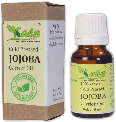 

Kalp Jojoba oil-100% Pure Virgin Cold Pressed Moisturizer For Face, Skin, Hair & Nails For Sensitive & Dry Skin(15 ml)