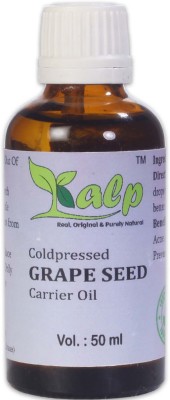 

Kalp Grapeseed oil -100% Natural Moisturizer & Antioxidant For Skin, Hair & Nails Presence Of Vitamins E, C & D(50 ml)