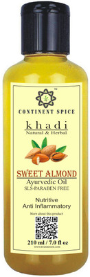 

Continent Spice KHADI NATURAL & HERBAL SWEET ALMOND OIL- CS682005(210 ml)