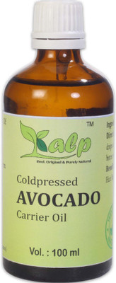 

Kalp Avocado oil-100% Natural Moisturizer For Hair, Face & Skin Rich with Retinol & Vitamin E To Reduce Wrinkles & Dryness(100 ml)
