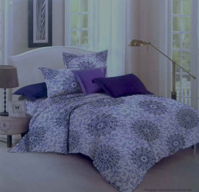 

Shivaay Fashion 200 TC Cotton Double Printed Bedsheet(Pack of 1, Multicolor)