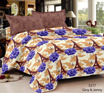 

Shivaay Fashion 200 TC Cotton Double Printed Bedsheet(Pack of 1, Multicolor)