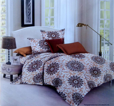 

Shivaay Fashion 200 TC Cotton Double Printed Bedsheet(Pack of 1, Multicolor)