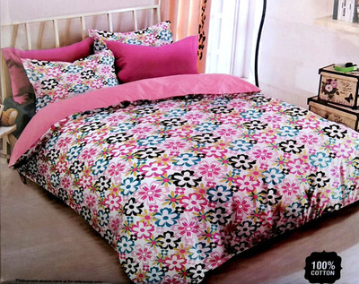 

Shivaay Fashion 200 TC Cotton Double Printed Bedsheet(Pack of 1, Multicolor)