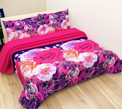 

Shivaay Fashion 200 TC Cotton Double Printed Bedsheet(Pack of 1, Multicolor)
