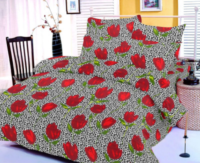

Shivaay Fashion 200 TC Cotton Double Printed Bedsheet(Pack of 1, Multicolor)