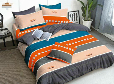 

Shivaay Fashion 200 TC Cotton Double Printed Bedsheet(Pack of 1, Multicolor)