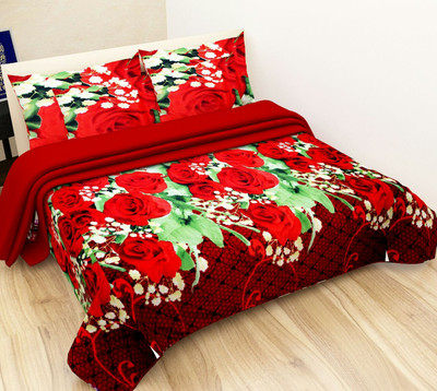 

Shivaay Fashion 200 TC Cotton Double Printed Bedsheet(Pack of 1, Multicolor)