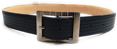 DAKSH Men Formal Black Artificial Leather Belt