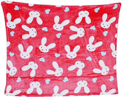 

GURU KRIPA Baby Products Cartoon  Crib Baby Blanket(Polyester, Pink