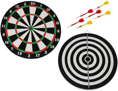 

VENOM Paper Dart Board With 6 Darts (17 Inch) Board Game