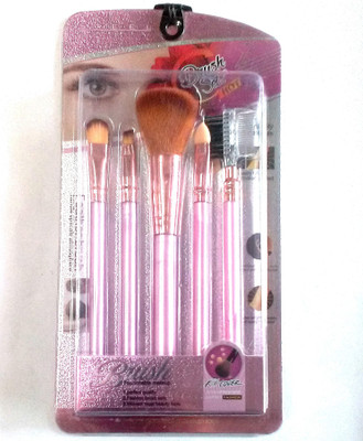 

OM Professional Make Up Brush Set Of 5, Color As per Availability,(Pack of 5)