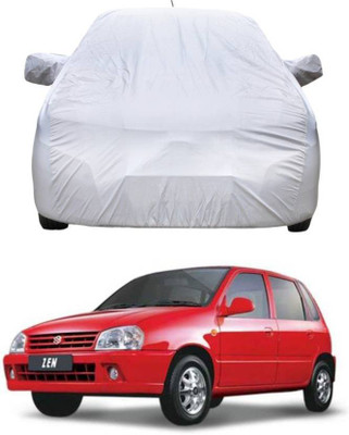 Uncle Paddy's Car Cover For Maruti Suzuki Zen (With Mirror Pockets)(Silver)