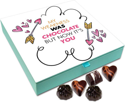 

Chocholik Gift Box - My Weakness Was Chocolate But Now Its You Chocolate Box - 9pc Truffles(108 g)