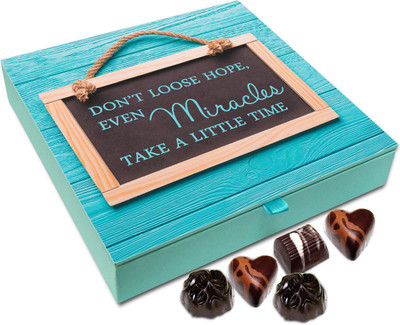 

Chocholik Gift Box - Don't Loose Hope Chocolate Box - 9pc Truffles(108 g)