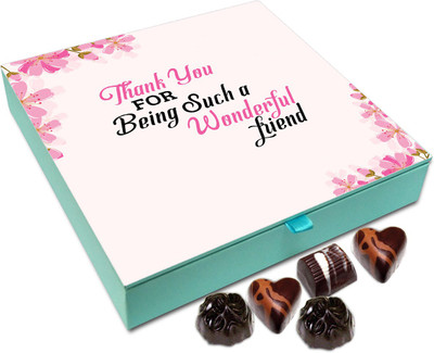 

Chocholik Gift Box - Thanks For Being Such A Wonderful Friend Chocolate Box - 9pc Truffles(108 g)