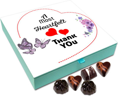

Chocholik Gift Box - A Most Heartfelt Thank You Chocolate Box - 9pc Truffles(108 g)