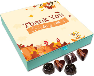 

Chocholik Gift Box - Thank You Very Much For Being With Us Chocolate Box - 9pc Truffles(108 g)