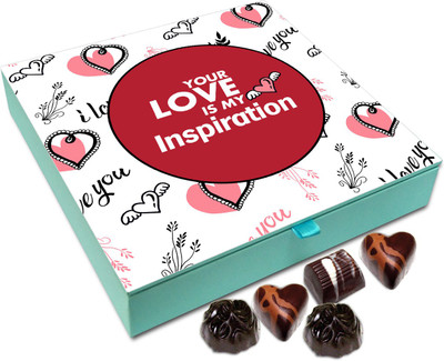 

Chocholik Gift Box - Your Love Is My Inspiration Chocolate Box - 9pc Truffles(108 g)