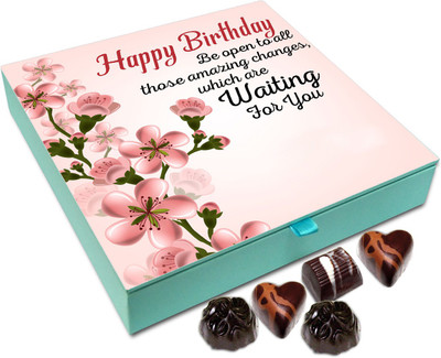 

Chocholik Gift Box - Happy Birthday And Be Open To All The Changes Chocolate Box - 9pc Truffles(108 g)