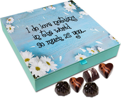 

Chocholik Gift Box - I Do Love Nothing in the World Chocolate Box - 9pc Truffles(108 g)
