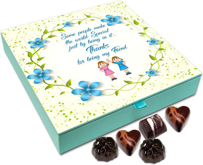 

Chocholik Gift Box - Some People Make the World Special Chocolate Box - 9pc Truffles(108 g)