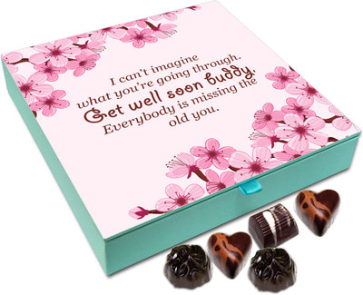 

Chocholik Gift Box - I Can't Image What You Are Going Through Get Well Soon Buddy Chocolate Box - 9pc Truffles(108 g)