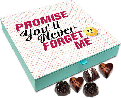 

Chocholik Gift Box - Promise You Will Never Forget Me Chocolate Box - 9pc Truffles(108 g)