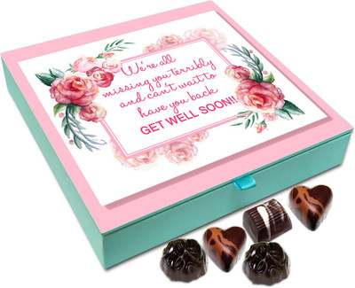 

Chocholik Gift Box - We Are All Missing You Terribly And Can't Wait To Have You Back Chocolate Box - 9pc Truffles(108 g)