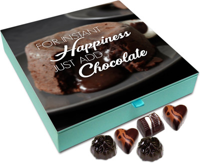 

Chocholik Gift Box - For Instant Happiness Just Add Chocolate Chocolate Box - 9pc Truffles(108 g)