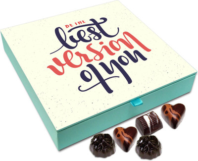 

Chocholik Gift Box - Be The Best Version Of You Chocolate Box - 9pc Truffles(108 g)