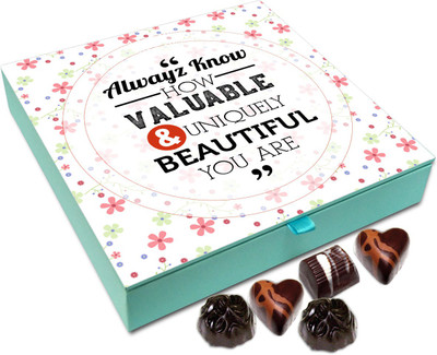 

Chocholik Gift Box - Always Know How Valuable You Are Chocolate Box - 9pc Truffles(108 g)