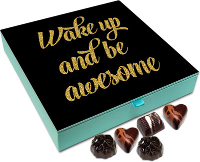 

Chocholik Gift Box - Wake Up And Be Awesome Chocolate Box - 9pc Truffles(108 g)