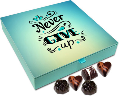 

Chocholik Gift Box - Never Give Up Chocolate Box - 9pc Truffles(108 g)